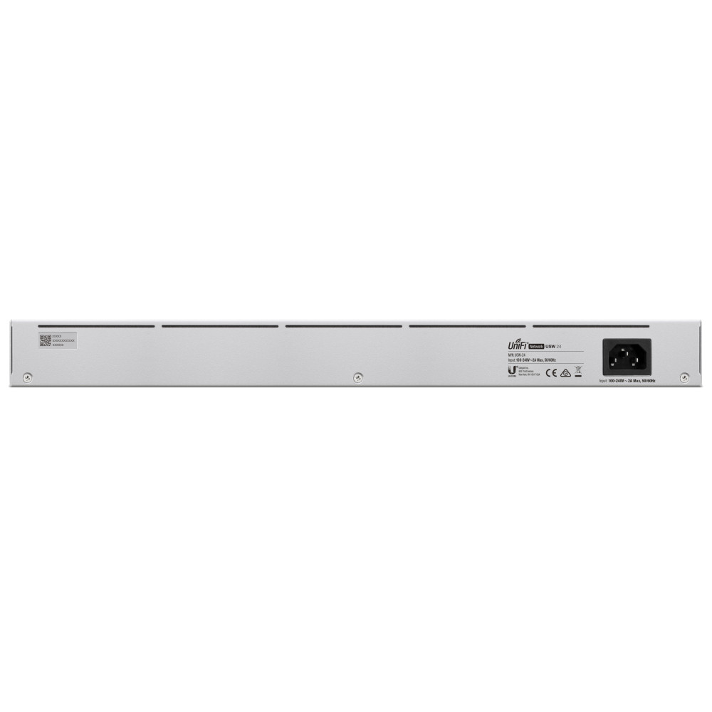 Produktbild för Ubiquiti UniFi USW-24 nätverksswitchar hanterad L2 Gigabit Ethernet (10/100/1000) Silver