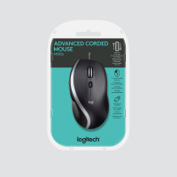 Miniatyr av produktbild för Logitech Corded Mouse M500S datormöss högerhand USB Type-A Optisk 4000 DPI