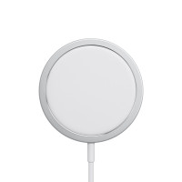 Produktbild för Apple MagSafe Hörlurar, Smartphone Silver, Vit Trådlös laddning inomhus