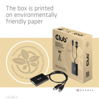 Produktbild för CLUB3D CAC-1010-A videokabeladapter 0,6 m DisplayPort DVI-D + USB