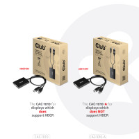 Produktbild för CLUB3D CAC-1010-A videokabeladapter 0,6 m DisplayPort DVI-D + USB