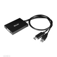Produktbild för CLUB3D CAC-1010-A videokabeladapter 0,6 m DisplayPort DVI-D + USB