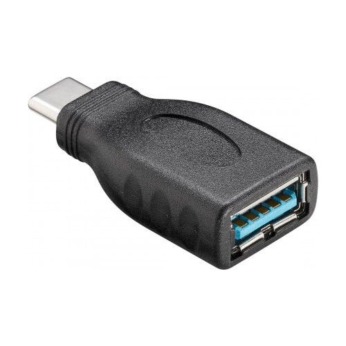 Goobay Goobay 45395 kabelomvandlare (hane/hona) USB-C USB-A Svart