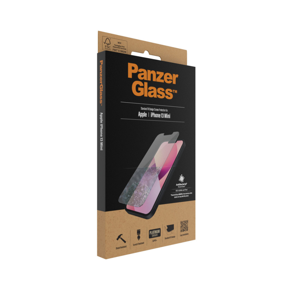 Produktbild för PanzerGlass 2741 skärm- och baksidesskydd till mobiltelefon Genomskinligt skärmskydd Apple 1 styck