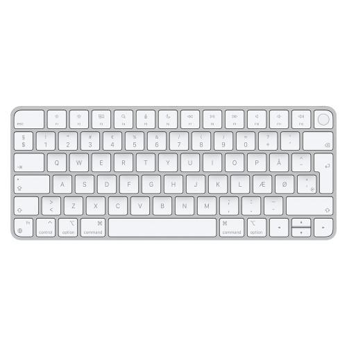Apple Apple Magic keyboard tangentbord Bluetooth QWERTY Dansk Vit