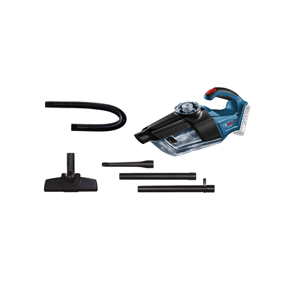 Produktbild för Bosch GAS 18V-1 Professional handdammsugare Svart, Blå, Röd, Translucent Utan påse