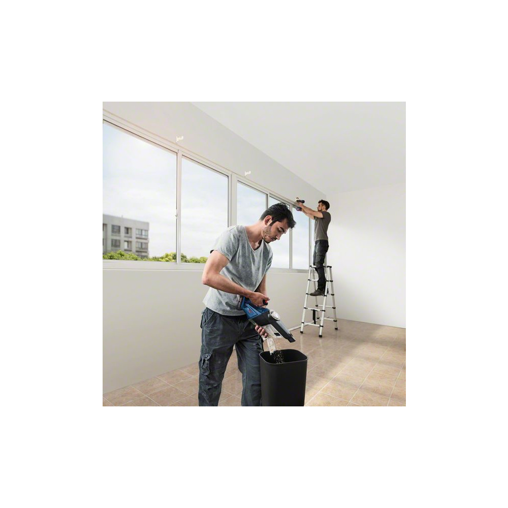 Produktbild för Bosch GAS 18V-1 Professional handdammsugare Svart, Blå, Röd, Translucent Utan påse