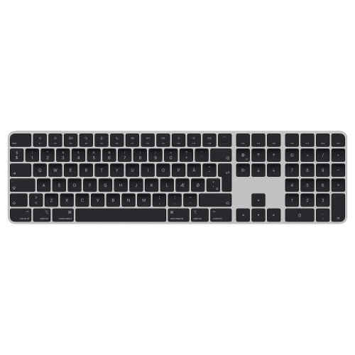 Apple Apple Magic Keyboard med Touch ID och numerisk del för Mac-modeller med Silicon – danskt – svarta tangenter