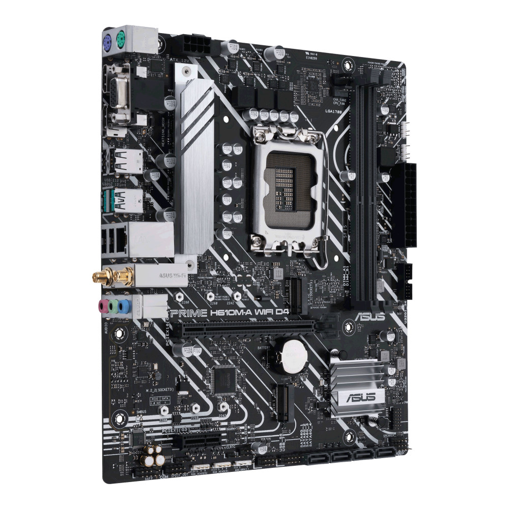 Produktbild för ASUS PRIME H610M-A WIFI D4 Intel H610 LGA 1700 micro ATX