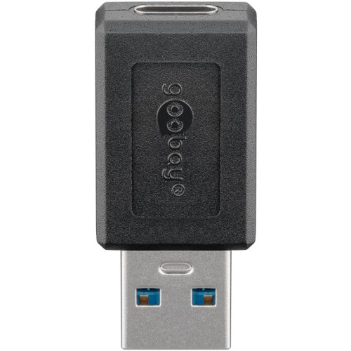 Goobay Goobay 45400 kabelomvandlare (hane/hona) USB C USB A Svart