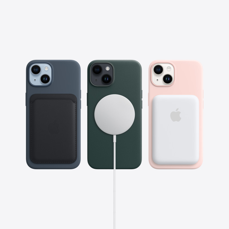 Produktbild för Apple iPhone 14 15,5 cm (6.1") Dubbla SIM-kort iOS 16 5G 128 GB Svart