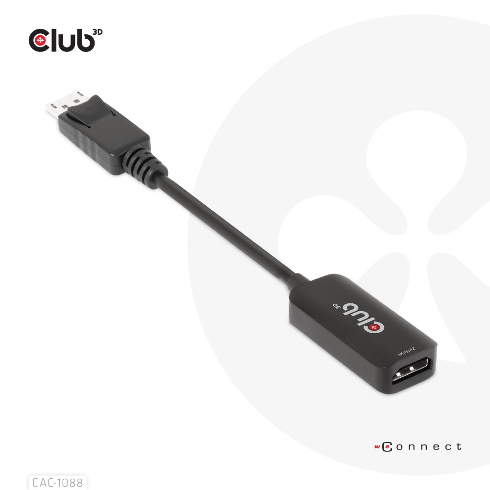 Produktbild för CLUB3D DisplayPort1.4 to HDMI 4K120Hz/8K60Hz HDR Active adapter M/F