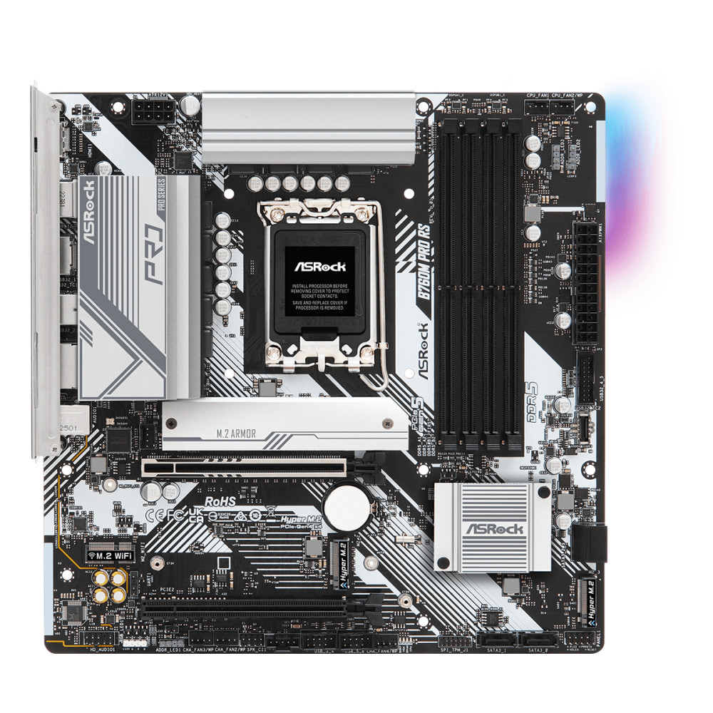 Produktbild för Asrock B760M Pro RS Intel B760 LGA 1700 micro ATX