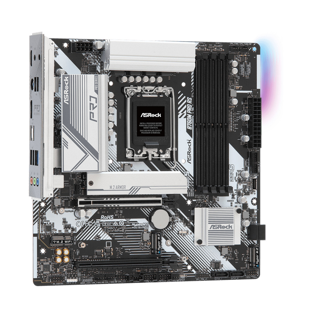 Produktbild för Asrock B760M Pro RS Intel B760 LGA 1700 micro ATX