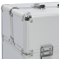 Produktbild för Pilotväska 47x39x27 cm silver aluminium