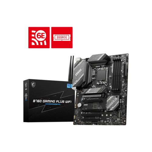 MSI MSI B760 GAMING PLUS WIFI - moderkort - ATX - LGA1700-uttag - B760