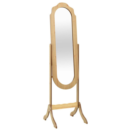 vidaXL Fristående spegel 45,5x47,5x160 cm konstruerad trä