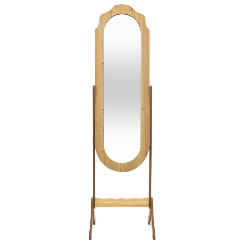Produktbild för Fristående spegel 45,5x47,5x160 cm konstruerad trä