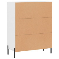 Produktbild för Skåp vit 69,5x34x90 cm konstruerat trä