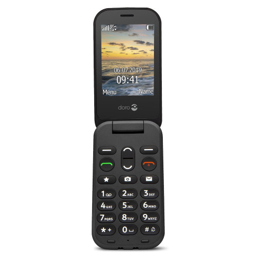 Doro Doro 6040 blister - Black 7,11 cm (2.8") 118 g Svart Kameratelefon