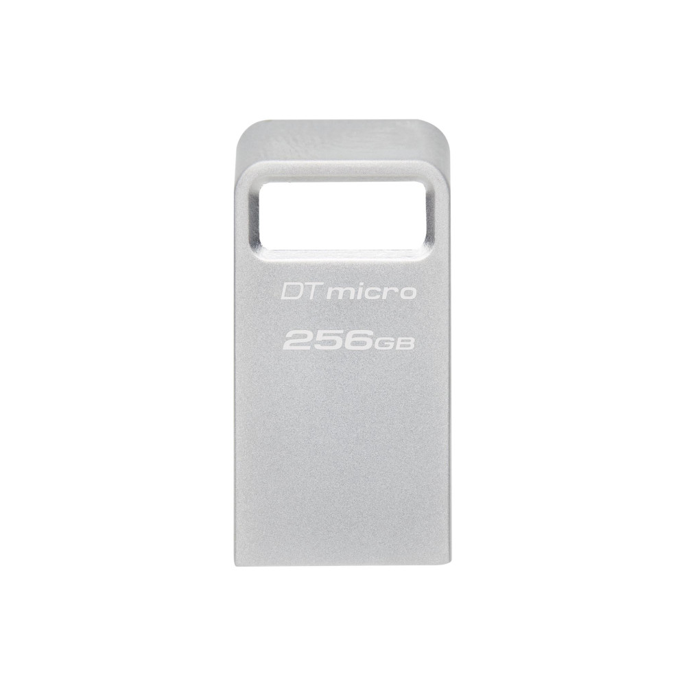 Produktbild för Kingston Technology DataTraveler Micro USB-sticka 256 GB USB Type-A 3.2 Gen 1 (3.1 Gen 1) Silver