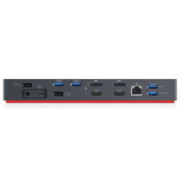 Produktbild för Lenovo 40AN0135EU dockningsstationer för bärbara datorer Kabel Thunderbolt 3 Svart, Röd