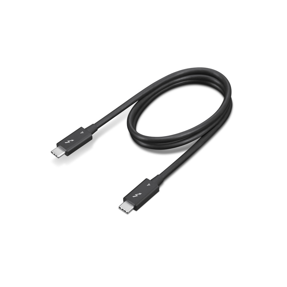 Produktbild för Lenovo 4X91K16968 Thunderbolt-kablar 0,7 m 40 Gbit/s Svart