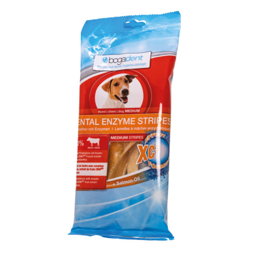 Bogar Dental Enzyme Stripes Medium Dog Bogadent 100 g