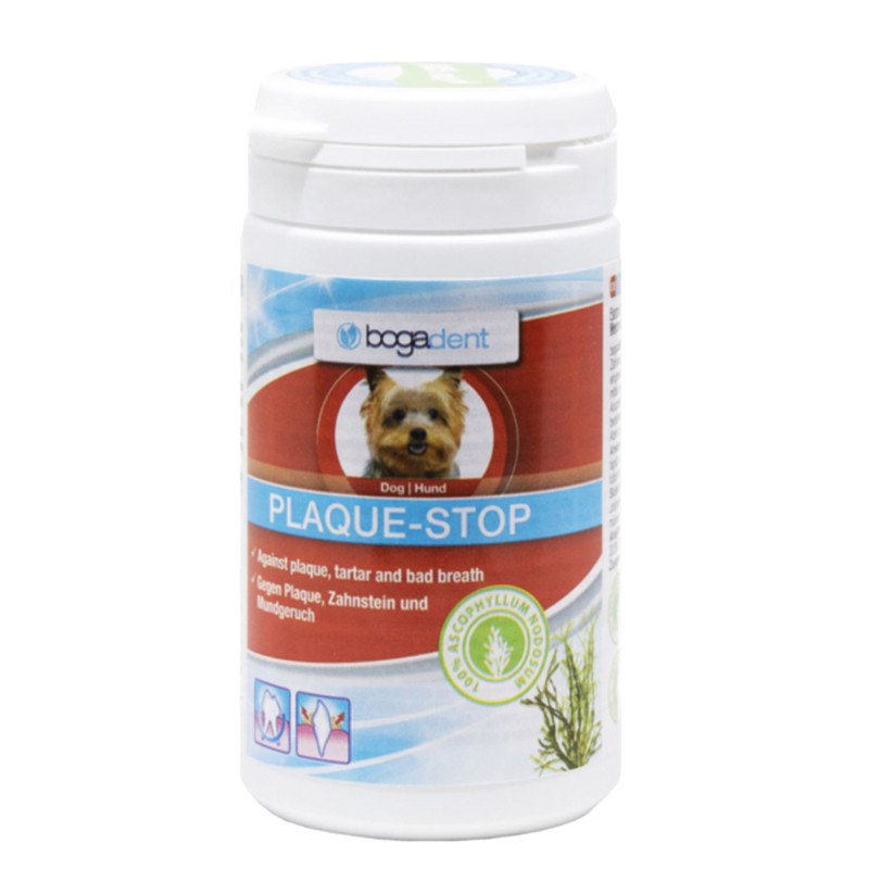 Produktbild för Plaque-Stop Dog (100% A.nodusum) Bogadent 70 g