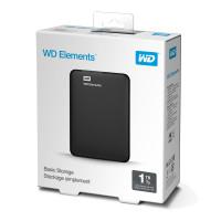 Produktbild för Western Digital WD Elements Portable externa hårddiskar 1 TB Svart