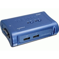 Produktbild för Trendnet TK-207K KVM-switchar Blå