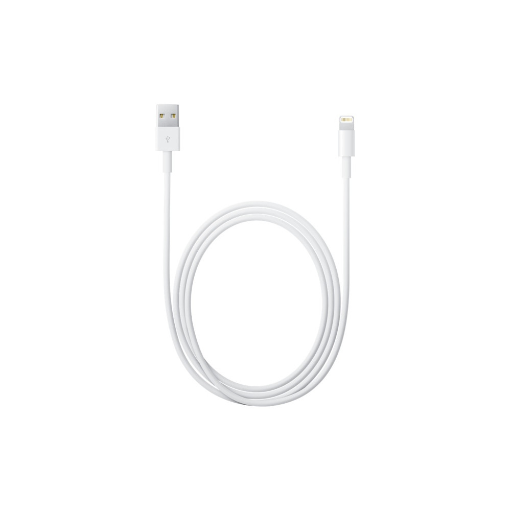 Produktbild för Apple Lightning - USB 2 m Vit