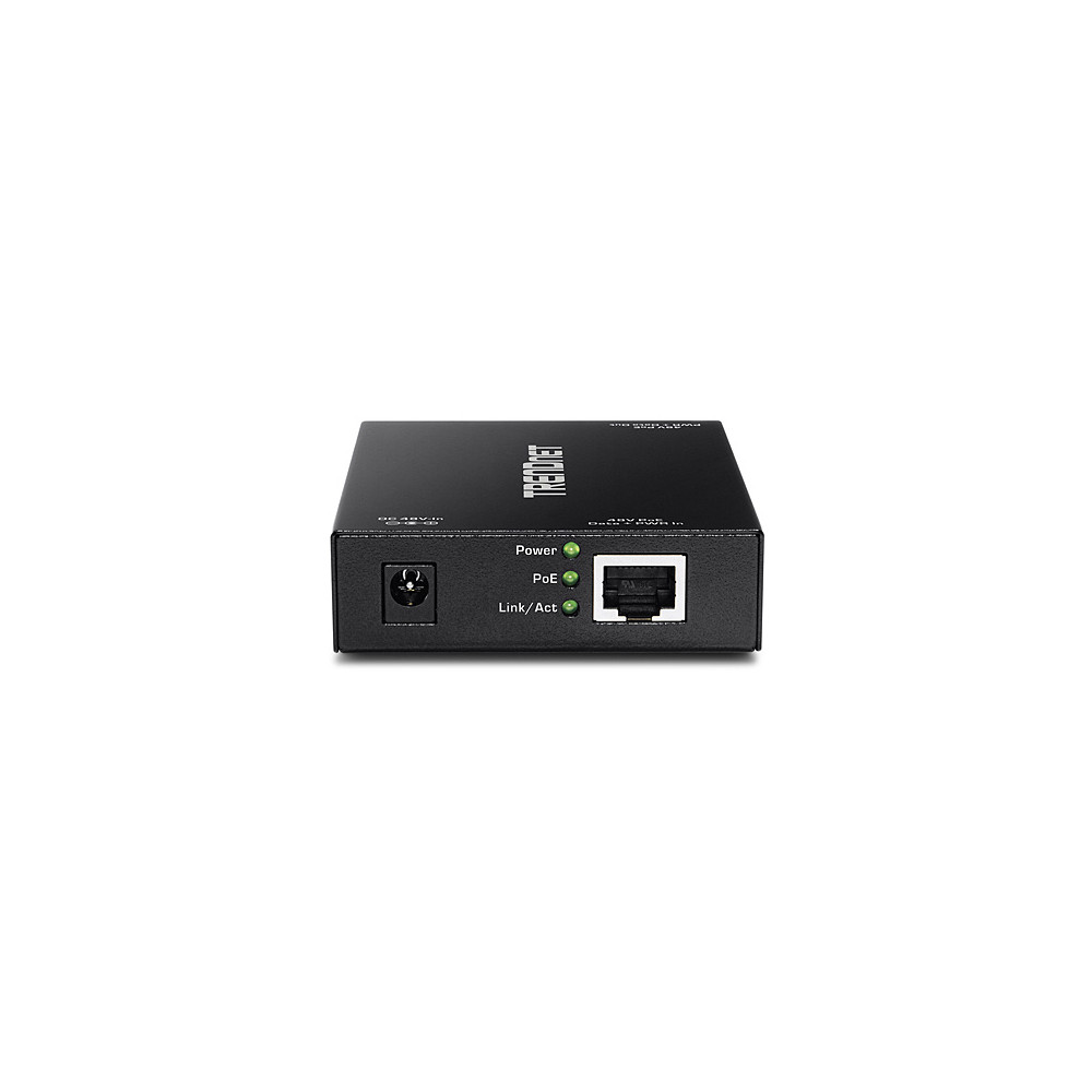 Produktbild för Trendnet TPE-E100 bryggor & repeaters 800 Mbit/s Svart