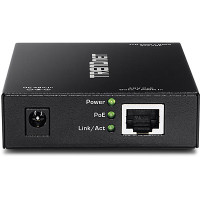 Produktbild för Trendnet TPE-E100 bryggor & repeaters 800 Mbit/s Svart