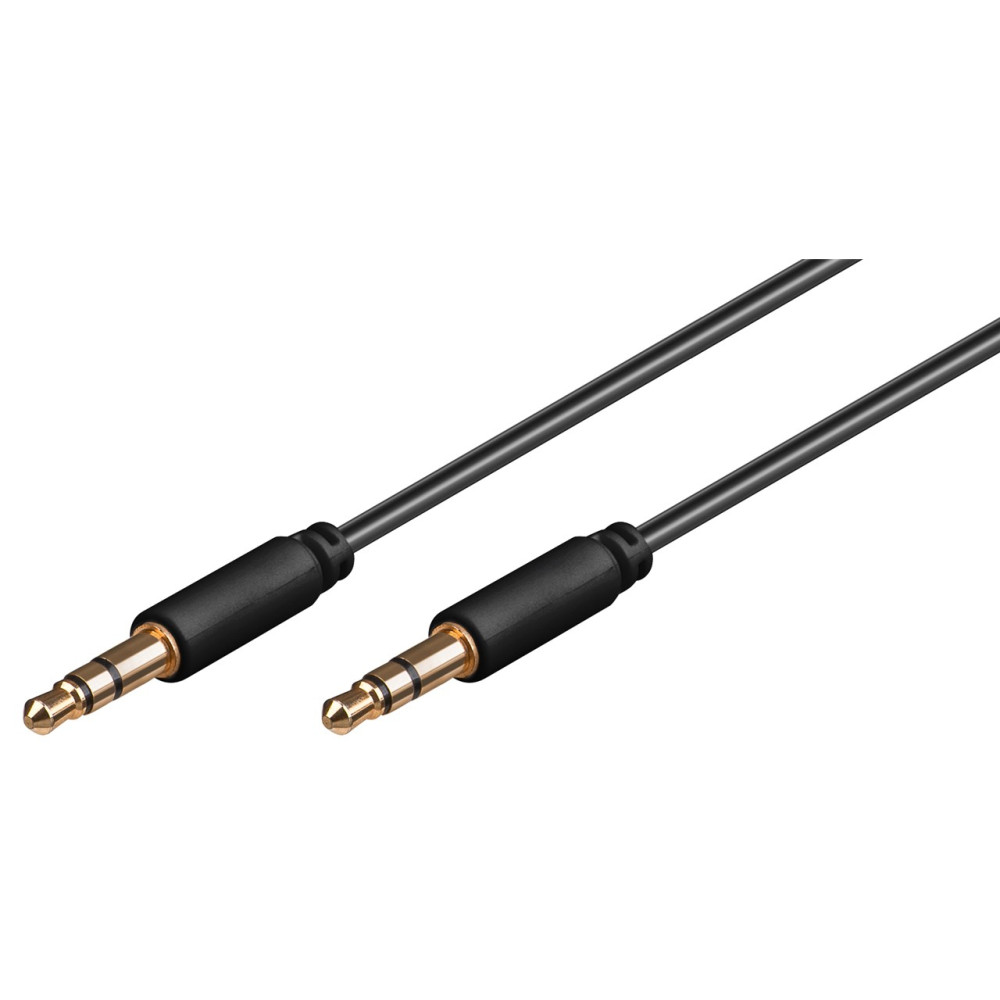 Produktbild för Goobay 69108 ljudkabel 3 m 3,5mm Svart