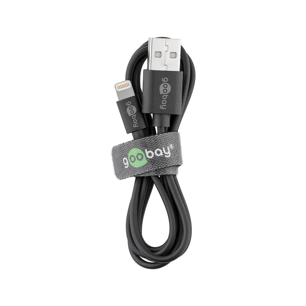 Produktbild för Goobay 63523 belysningskabel 1 m Svart