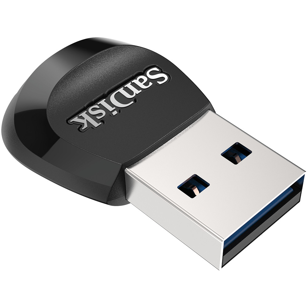 Produktbild för SanDisk MobileMate kortläsare USB 3.2 Gen 1 (3.1 Gen 1) Svart