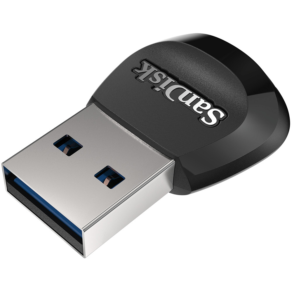 Produktbild för SanDisk MobileMate kortläsare USB 3.2 Gen 1 (3.1 Gen 1) Svart