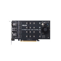 Produktbild för ASUS HYPER M.2 X16 CARD V2 nätverkskort/adapters Intern
