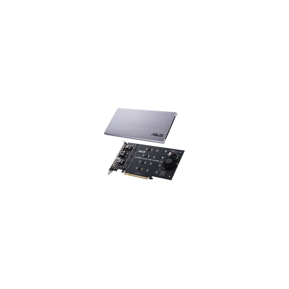 Produktbild för ASUS HYPER M.2 X16 CARD V2 nätverkskort/adapters Intern