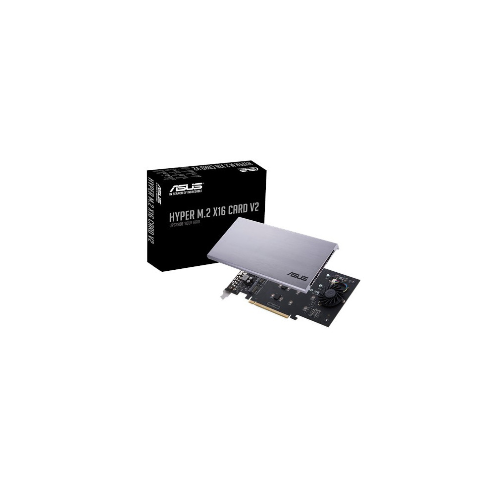 Produktbild för ASUS HYPER M.2 X16 CARD V2 nätverkskort/adapters Intern