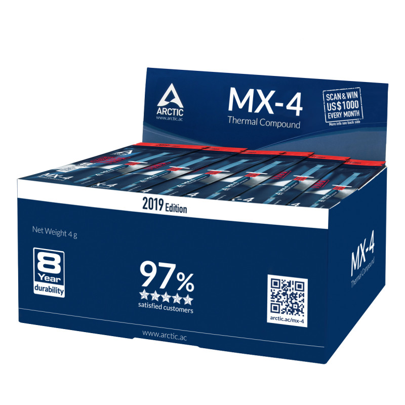 Produktbild för ARCTIC MX-4 kylflänsföreningar Termisk pasta 8,5 W/m-K 4 g