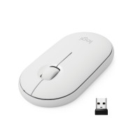 Produktbild för Logitech Pebble M350 datormöss Ambidextrous Trådlös RF + Bluetooth Optisk 1000 DPI