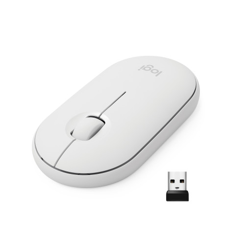 Logitech Logitech Pebble M350 datormöss Ambidextrous Trådlös RF + Bluetooth Optisk 1000 DPI