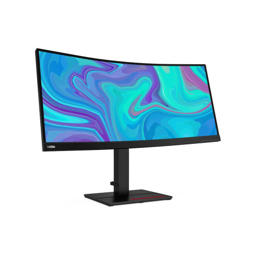 Lenovo Lenovo ThinkVision T34w-20 platta pc-skärmar 86,4 cm (34") 3440 x 1440 pixlar UltraWide Quad HD LCD Svart