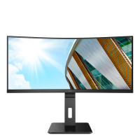 Produktbild för AOC P2 CU34P2A LED display 86,4 cm (34") 3440 x 1440 pixlar Quad HD Svart