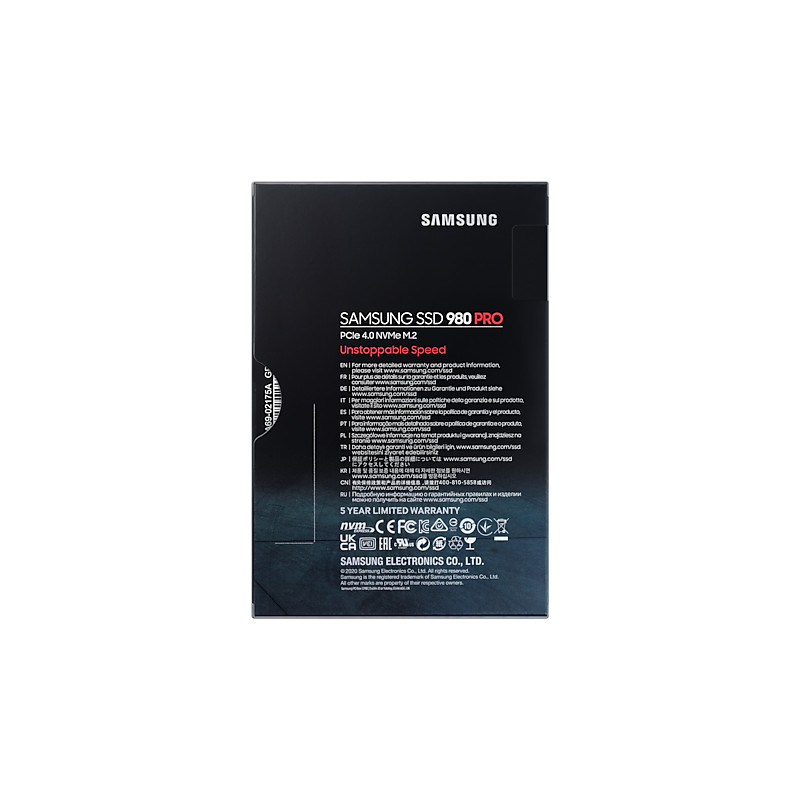Produktbild för Samsung MZ-V8P2T0BW SSD-hårddisk M.2 2 TB PCI Express 4.0 V-NAND MLC NVMe