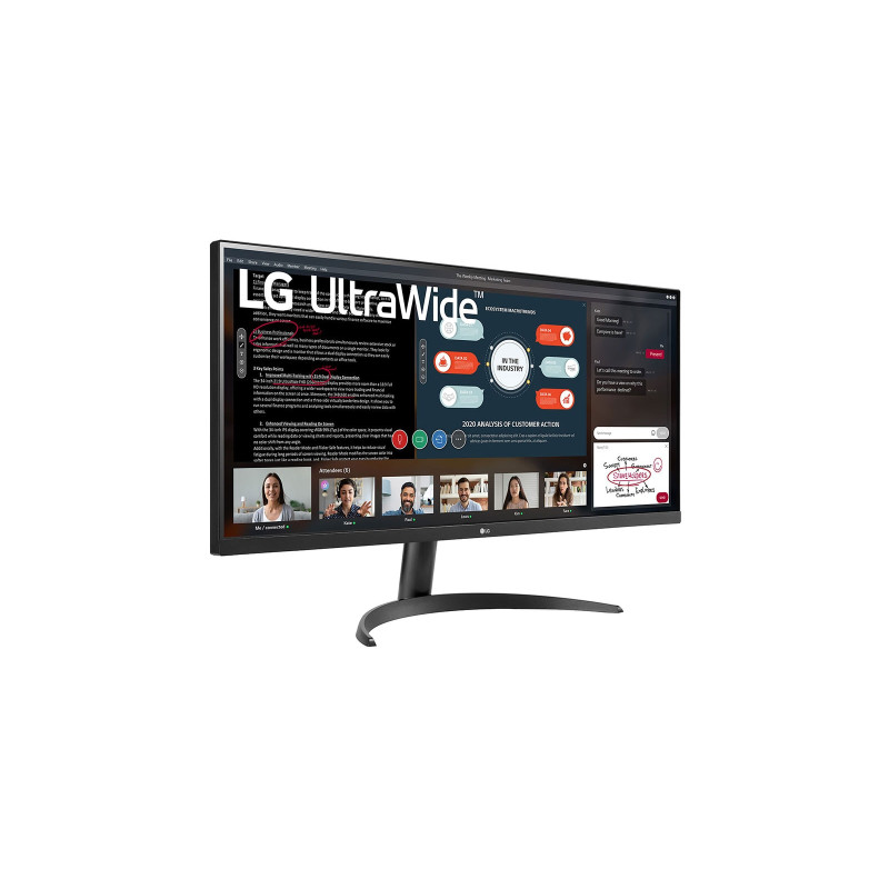 Produktbild för LG 34WP500-B platta pc-skärmar 86,4 cm (34") 2560 x 1080 pixlar UltraWide Full HD Svart