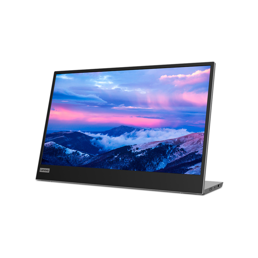Produktbild för Lenovo L15 LED display 39,6 cm (15.6") 1920 x 1080 pixlar Full HD Svart, Grå