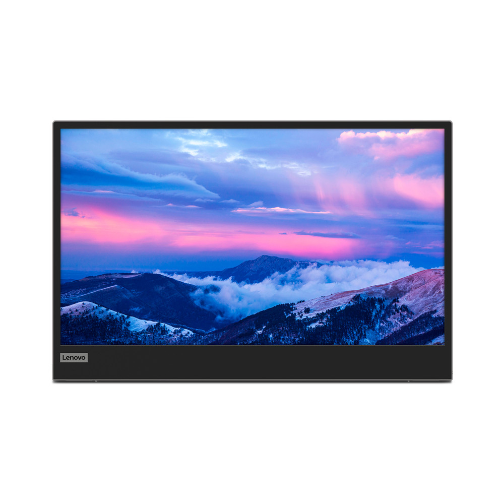 Produktbild för Lenovo L15 LED display 39,6 cm (15.6") 1920 x 1080 pixlar Full HD Svart, Grå